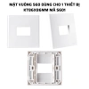 Mặt nạ vuông MPE 86x86mm cho Seri S60 - Phù hợp 1-3 thiết bị, giá 15.000 VND 4