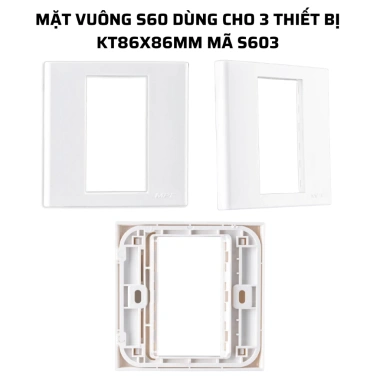 Mặt nạ vuông MPE 86x86mm cho Seri S60 - Phù hợp 1-3 thiết bị, giá 15.000 VND 7 Mặt nạ vuông MPE 86x86mm cho Seri S60 - Phù hợp 1-3 thiết bị, giá 15.000 VND 7