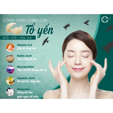 Mặt nạ Whitening Bird Nest ủ dịch yến cấy trắng da Magic Skin 12 miếng giảm giá 116k 3