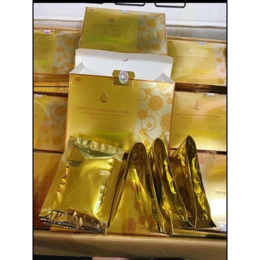 Mặt nạ Whitening Bird Nest ủ dịch yến cấy trắng da Magic Skin 12 miếng giảm giá 116k 4