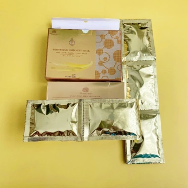 Mặt nạ Whitening Bird Nest ủ dịch yến cấy trắng da Magic Skin 12 miếng giảm giá 116k 5