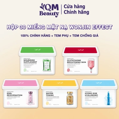 Mặt nạ Wonjin Effect 30 miếng - Dưỡng trắng sáng, chống lão hóa, chính hãng Hàn Quốc, giá 405.800₫