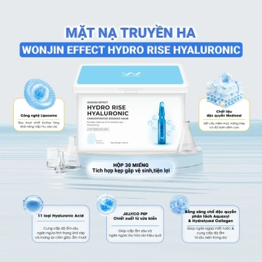 Mặt nạ Wonjin Effect 30 miếng - Dưỡng trắng sáng, chống lão hóa, chính hãng Hàn Quốc, giá 405.800₫ 5