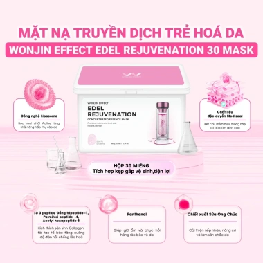 Mặt nạ Wonjin Effect 30 miếng - Dưỡng trắng sáng, chống lão hóa, chính hãng Hàn Quốc, giá 405.800₫ 6