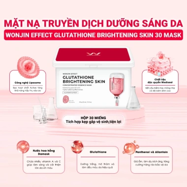 Mặt nạ Wonjin Effect 30 miếng - Dưỡng trắng sáng, chống lão hóa, chính hãng Hàn Quốc, giá 405.800₫ 7