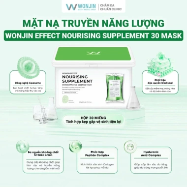 Mặt nạ Wonjin Effect Hàn Quốc 30 miếng 350g - Giá 425.000đ, dưỡng ẩm, làm sáng