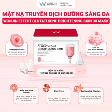 Mặt nạ Wonjin Effect Hàn Quốc 30 miếng 350g - Giá 425.000đ, dưỡng ẩm, làm sáng