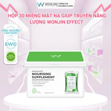 Mặt nạ Wonjin Effect Nourising 30 miếng xanh lá - Truyền năng lượng, giá 405.000đ