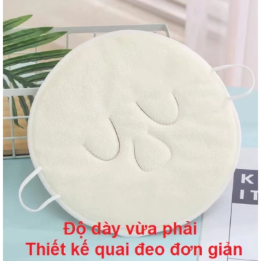 Mặt nạ xông hơi cotton mềm mịn điều chỉnh nhiệt ủ ấm, lạnh, nóng spa chăm sóc da tái sử dụng 26.550₫