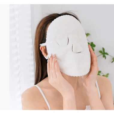Mặt nạ xông hơi cotton mềm mịn điều chỉnh nhiệt ủ ấm, lạnh, nóng spa chăm sóc da tái sử dụng 26.550₫