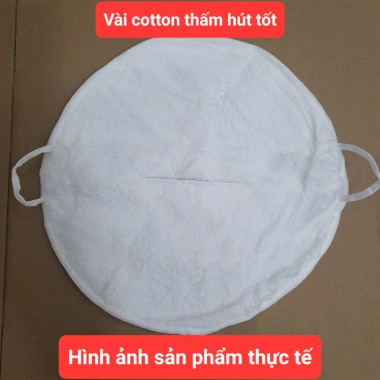 Mặt nạ xông hơi cotton mềm mịn điều chỉnh nhiệt ủ ấm, lạnh, nóng spa chăm sóc da tái sử dụng 26.550₫