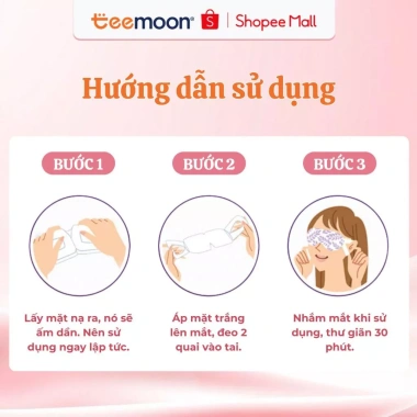 Mặt Nạ Xông Hơi Mắt Teemoon 10 miếng - Chườm Mắt Nóng, Massage Mắt, Giảm Mỏi Mắt, Giá chỉ 70.000₫ 3