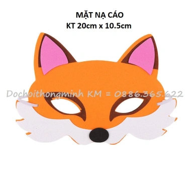 Mặt nạ xốp EVA thú vị cho trẻ mẫu giáo - Đồ chơi nhập vai, giá chỉ 10.000đ 4 Mặt nạ xốp EVA thú vị cho trẻ mẫu giáo - Đồ chơi nhập vai, giá chỉ 10.000đ 4