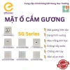 Mặt ổ cắm vuông gương trắng 90x86mm chuẩn Châu Âu ePioneer SG Series 66.000₫