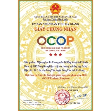 Mật Ong Bạc Hà Hà Giang OCOP Chính Hãng - VietGAP, Giá Tốt 200k/Chai 1L 10 Mật Ong Bạc Hà Hà Giang OCOP Chính Hãng - VietGAP, Giá Tốt 200k/Chai 1L 10