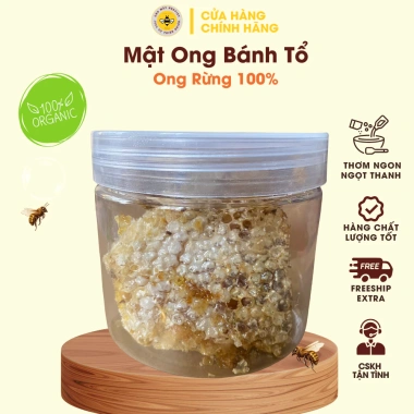 Mật ong bánh tổ nguyên sáp thơm ngọt thanh - Tiệm NesViet 500g chỉ 500.000đ Mật ong bánh tổ nguyên sáp thơm ngọt thanh - Tiệm NesViet 500g chỉ 500.000đ