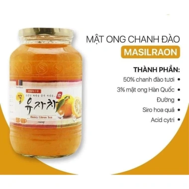 Mật Ong Chanh Đào Hàn Quốc 1kg Chính Hãng - Citron Honey Tea Giá 175k 4