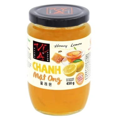 Mật ong chanh gừng sả hoa nhài 450g - Tăng đề kháng, detox, vị Á, chỉ 78.000₫