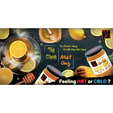Mật ong chanh gừng sả hoa nhài 450g - Tăng đề kháng, detox, vị Á, chỉ 78.000₫