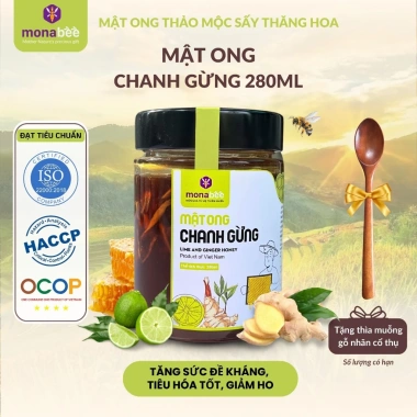 Mật ong chanh gừng sấy thăng hoa Monabee - Giảm cân, làm đẹp, dưỡng da 9