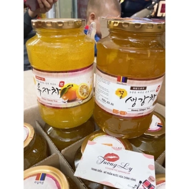 Mật ong chanh Hàn Quốc mẫu mới 1kg - Giảm 165k, tăng sức đề kháng, vitamin C 4