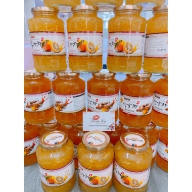 Mật ong chanh Hàn Quốc mẫu mới 1kg - Giảm 165k, tăng sức đề kháng, vitamin C 8