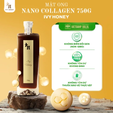 Mật Ong Collagen Nano 750gr Ivy Honey – Dưỡng da, tăng collagen, giảm giá 625k 3 Mật Ong Collagen Nano 750gr Ivy Honey – Dưỡng da, tăng collagen, giảm giá 625k 3