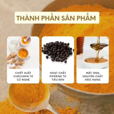 Mật Ong Curcumin Miele Premium 700g – Tốt Dạ Dày, Tăng Đề Kháng, Giá Giảm 520k