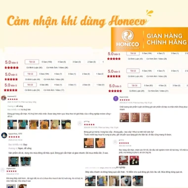 Mật Ong Gừng Chanh Vàng Honeco 500g - Giá 289k, Bảo Vệ Ho, Viêm Họng, Hạ Sốt 6