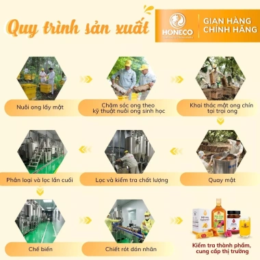 Mật Ong Gừng Chanh Vàng Honeco 500g - Giá 289k, Bảo Vệ Ho, Viêm Họng, Hạ Sốt 9