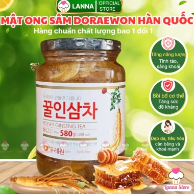 Mật ong gừng Dooraeone 1kg Hàn Quốc – vị ấm thơm tự nhiên, giải nhiệt, tăng sức khỏe, giá ưu đãi 173.933₫ 3