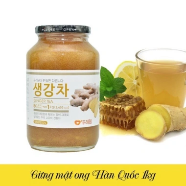 Mật ong gừng Dooraeone 1kg Hàn Quốc – vị ấm thơm tự nhiên, giải nhiệt, tăng sức khỏe, giá ưu đãi 173.933₫ 4