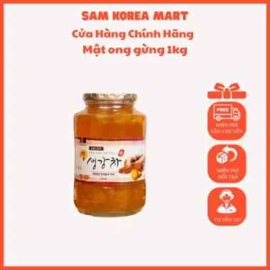 Mật ong gừng Hàn Quốc 1kg - Tăng sức đề kháng, giá ưu đãi 200.000 VND