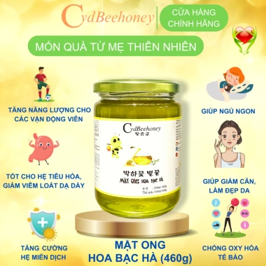 Mật ong Hoa Bạc Hà Nguyên Chất CVDBEEHONEY 600g - Tăng đề kháng, phục hồi sức khỏe, đẹp da, giá chỉ 48.000₫ 2