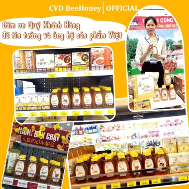 Mật ong Hoa Bạc Hà Nguyên Chất CVDBEEHONEY 600g - Tăng đề kháng, phục hồi sức khỏe, đẹp da, giá chỉ 48.000₫ 8
