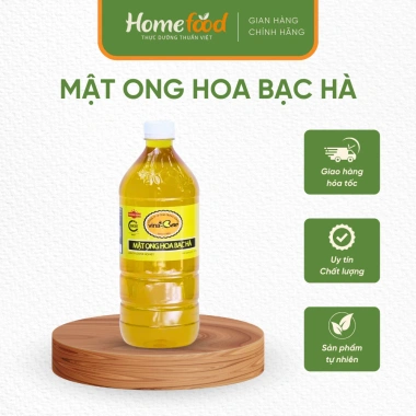 Mật ong hoa bạc hà Vinabee 100% nguyên chất 260-530g - Thơm dịu, giàu dinh dưỡng, tốt cho sức khỏe, giảm 17%
