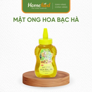Mật ong hoa bạc hà Vinabee 100% nguyên chất 260-530g - Thơm dịu, giàu dinh dưỡng, tốt cho sức khỏe, giảm 17%