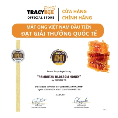 Mật ong hoa chôm chôm TRACYBEE - Thơm ngon tăng sức khỏe sắc đẹp 59.997₫ 4