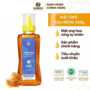 Mật ong hoa rừng HONECO 360g - Nguyên chất tự nhiên, tăng sức đề kháng, giá chỉ 65.000 VND (giảm từ 78.000 VND) 10 Mật ong hoa rừng HONECO 360g - Nguyên chất tự nhiên, tăng sức đề kháng, giá chỉ 65.000 VND (giảm từ 78.000 VND) 10