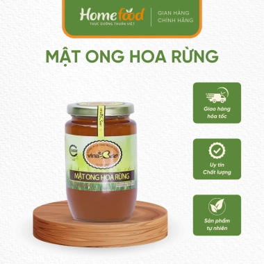 Mật ong hoa rừng Vinabee 500g/530g – Nguyên chất, thơm ngon, giàu dinh dưỡng, giảm giá 109.200 VND