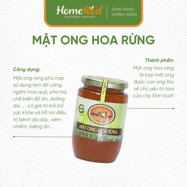 Mật ong hoa rừng Vinabee 500g/530g – Nguyên chất, thơm ngon, giàu dinh dưỡng, giảm giá 109.200 VND 2 Mật ong hoa rừng Vinabee 500g/530g – Nguyên chất, thơm ngon, giàu dinh dưỡng, giảm giá 109.200 VND 2