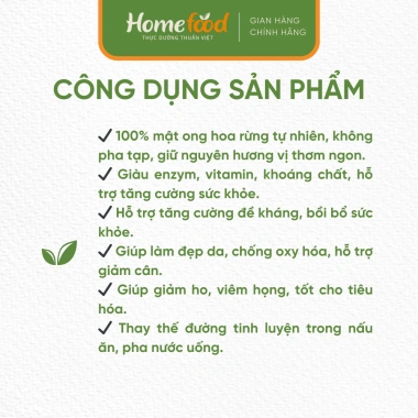 Mật ong hoa rừng Vinabee 500g/530g – Nguyên chất, thơm ngon, giàu dinh dưỡng, giảm giá 109.200 VND