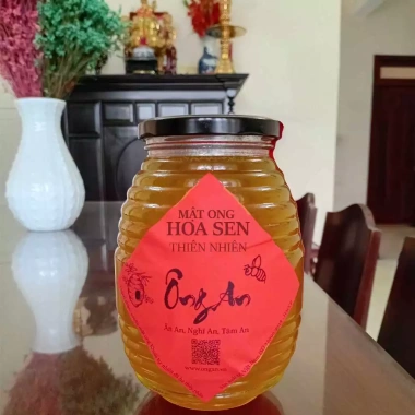 Mật Ong Hoa Sen Nguyên Chất 100% – Ngọt Dịu, Thanh Tịnh, Giảm 22% Tặng Quà | Ông An