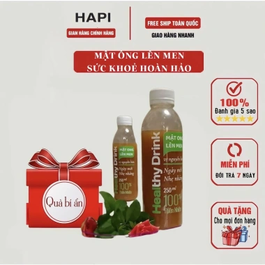 Mật Ong Lên Men Tự Nhiên - Cải Thiện Tiêu Hóa, Hỗ Trợ Trào Ngược Dạ Dày, Đẹp Da, Cảm Sốt Ho - Giá Ưu Đãi 200k