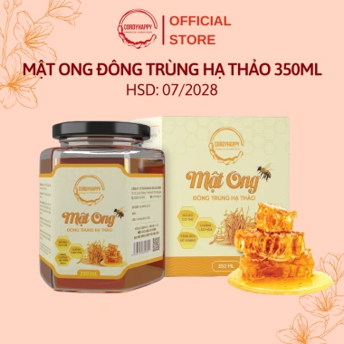 Mật Ong Ngâm Đông Trùng Hạ Thảo Thượng Hạng CordyHappy 350ml - 449k, Tăng Cường Sức Đề Kháng 10