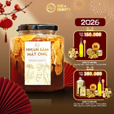Mật Ong Nhân Sâm 8-12 Năm Beebeauty 200ml-500ml Tăng Sức Đề Kháng Giảm Mệt Mỏi Giá Ưu Đãi 319k