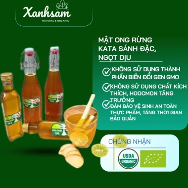 Mật Ong Rừng Kata Đặc Ngọt Dịu Organic - Giá ưu đãi 310.500₫ giảm từ 403.650₫