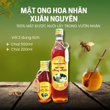 Mật Ong Rừng Tràm Nguyên Chất Xuân Nguyên 500ml - Giá 90.000, Dinh Dưỡng Cao