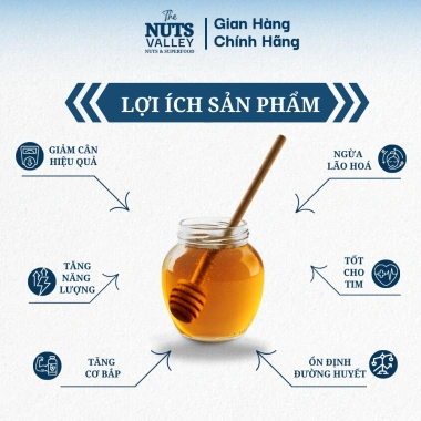 Mật Ong Rừng Tự Nhiên 500ml - Tốt cho Sức Khỏe, Đặc Sản Tết 2.026