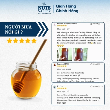 Mật Ong Rừng Tự Nhiên 500ml - Tốt cho Sức Khỏe, Đặc Sản Tết 2.026